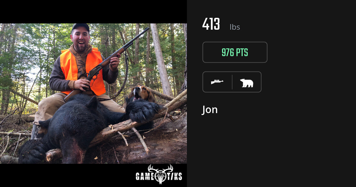 Bear harvest on Gametiks