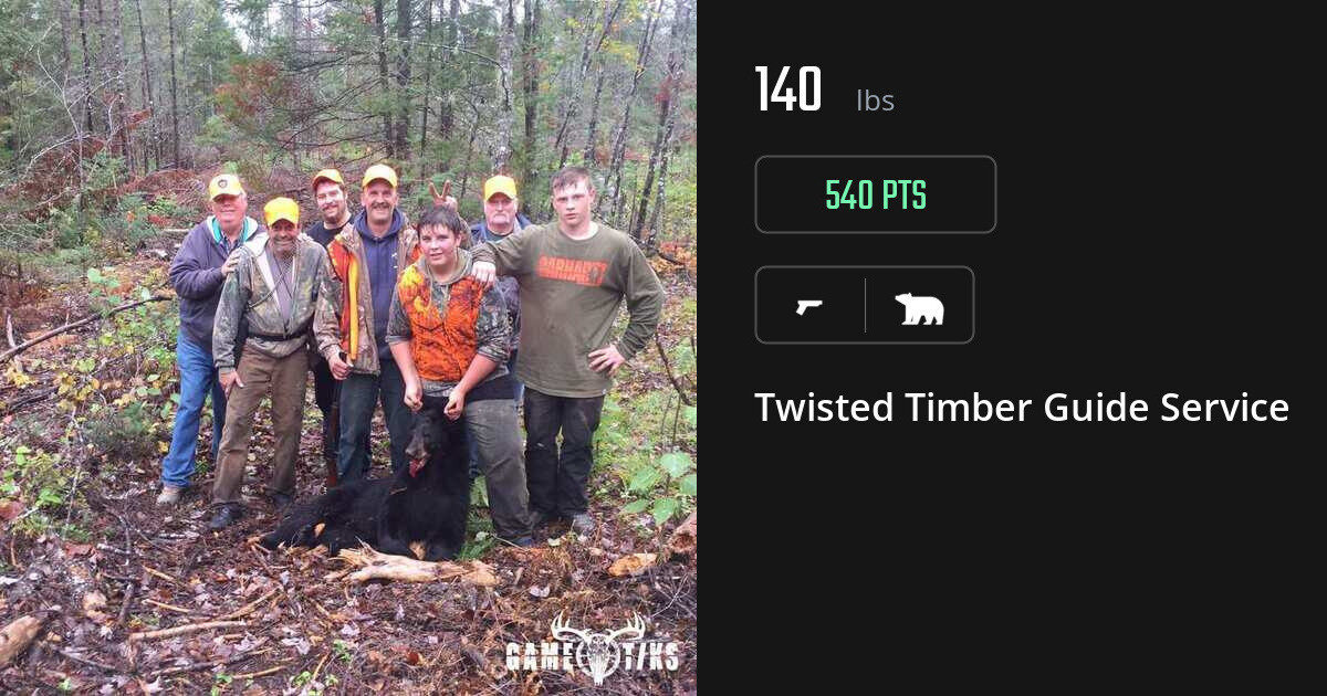 bear harvest by Twisted Timber Guide Service