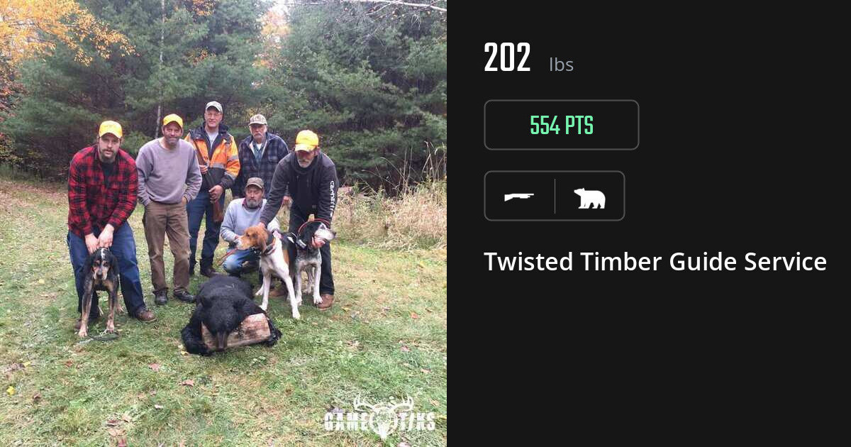 bear harvest by Twisted Timber Guide Service