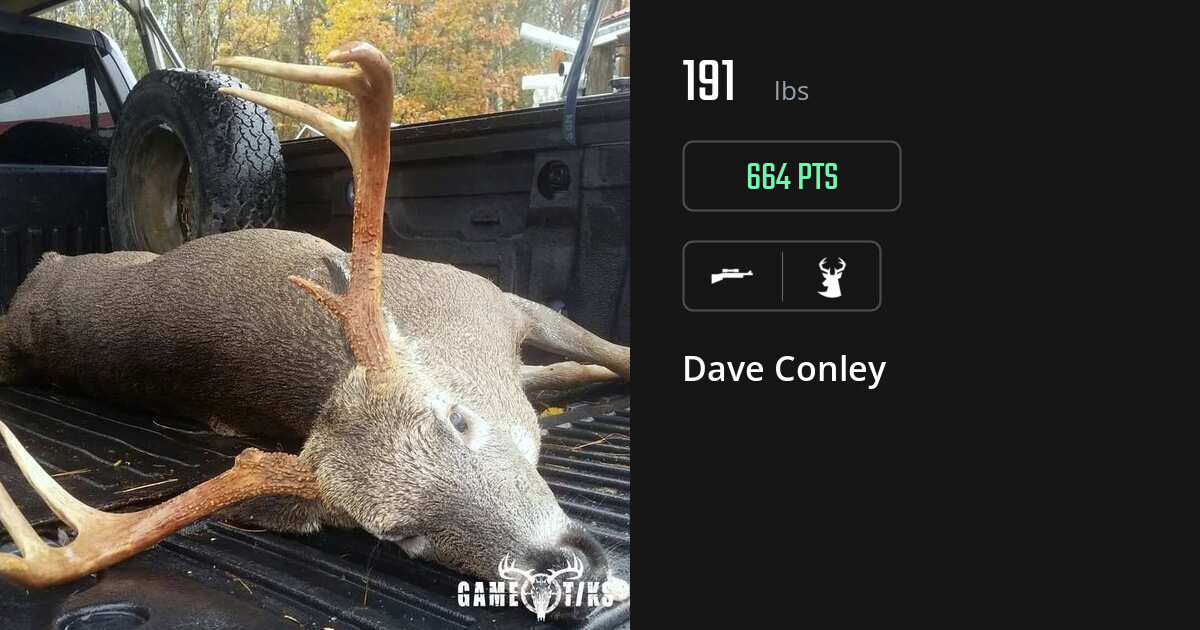 deer harvest by Dave Conley