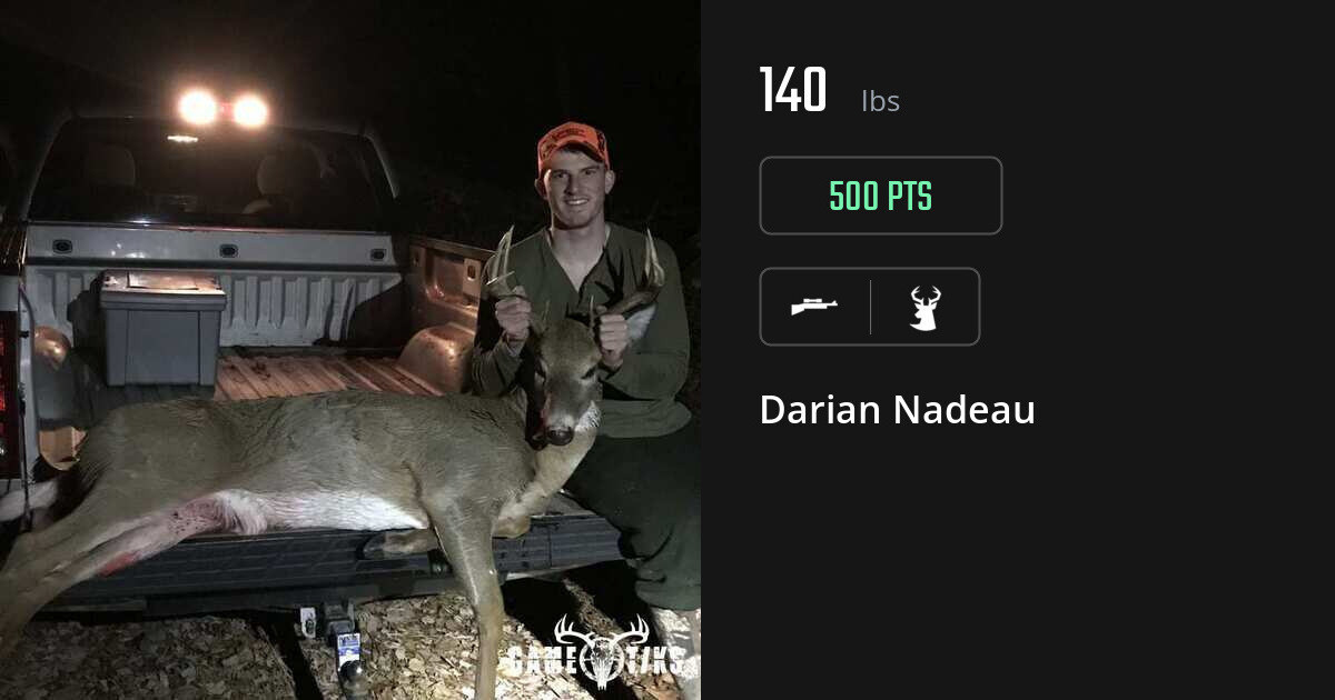 deer harvest by Darian Nadeau