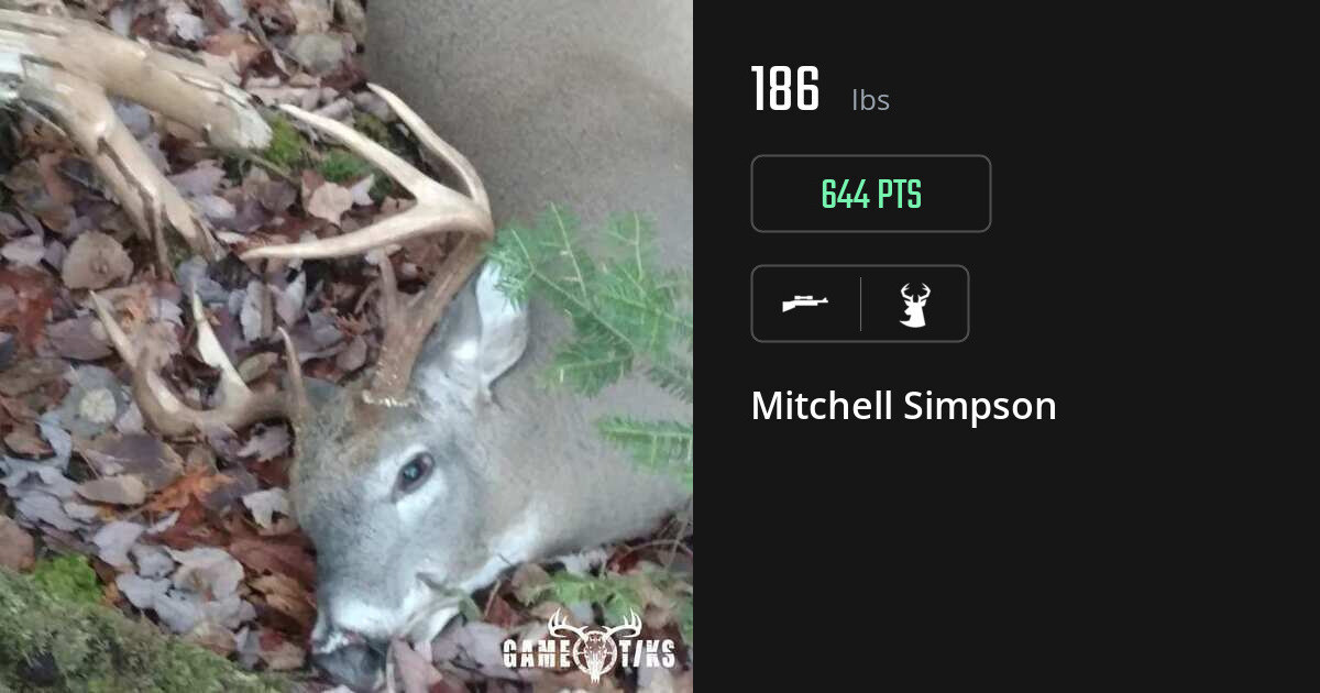 deer harvest by Mitchell Simpson