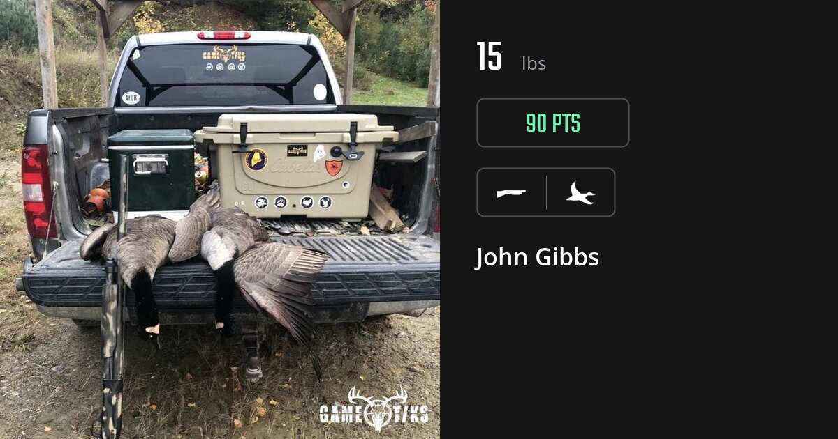 Waterfowl harvest on Gametiks