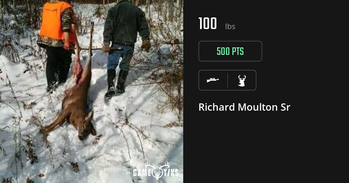 Deer harvest on Gametiks