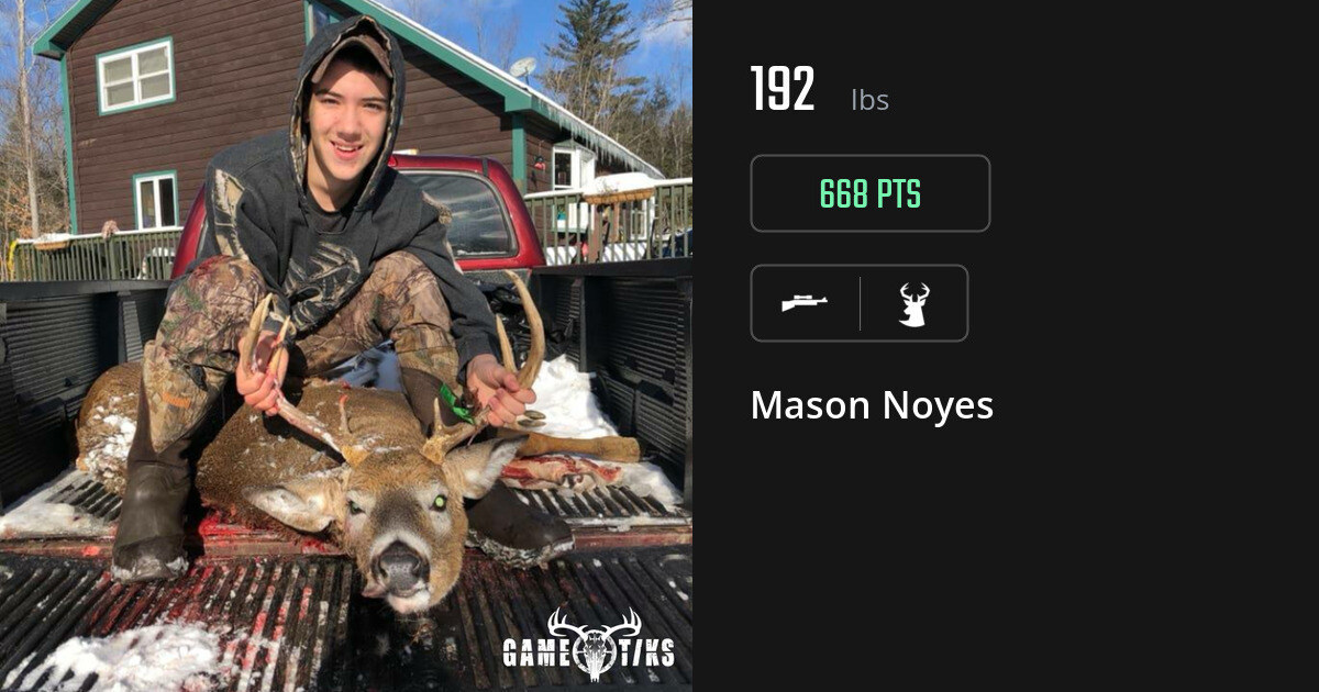 Deer harvest on Gametiks