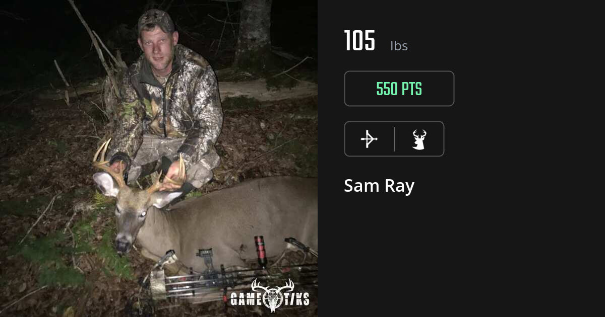 Deer harvest on Gametiks