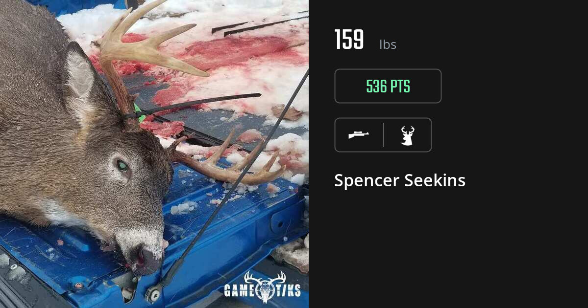 deer harvest by Spencer Seekins