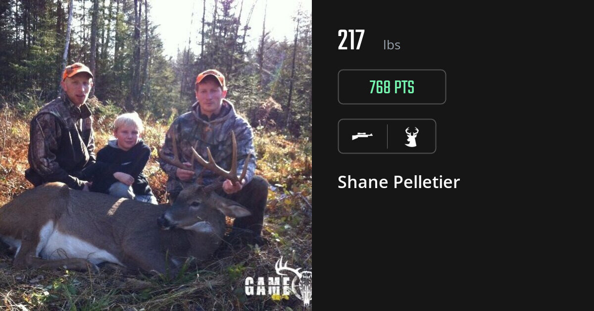 Deer harvest on Gametiks