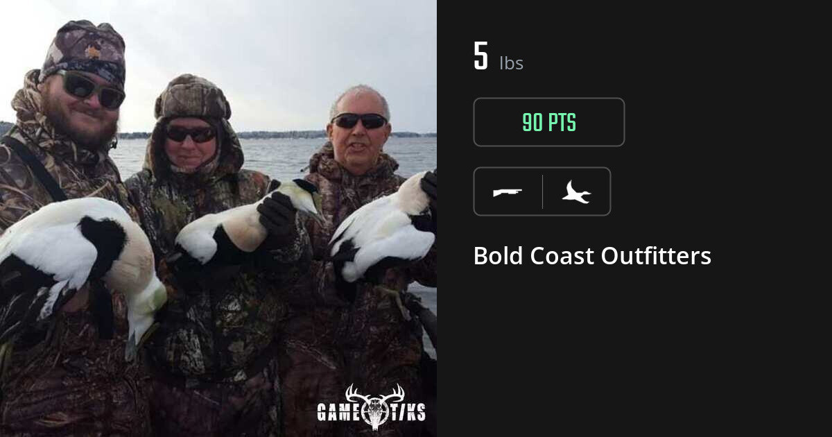 Waterfowl harvest on Gametiks