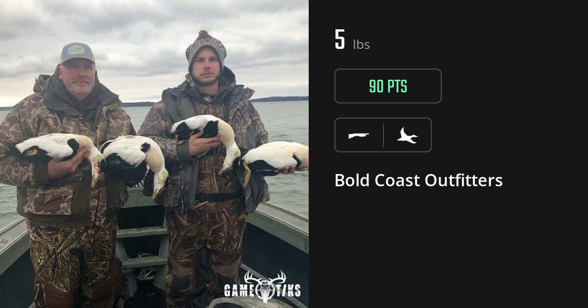 Waterfowl harvest on Gametiks