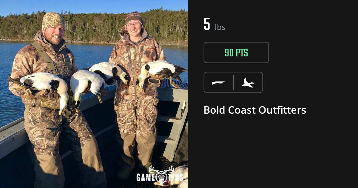 Waterfowl harvest on Gametiks
