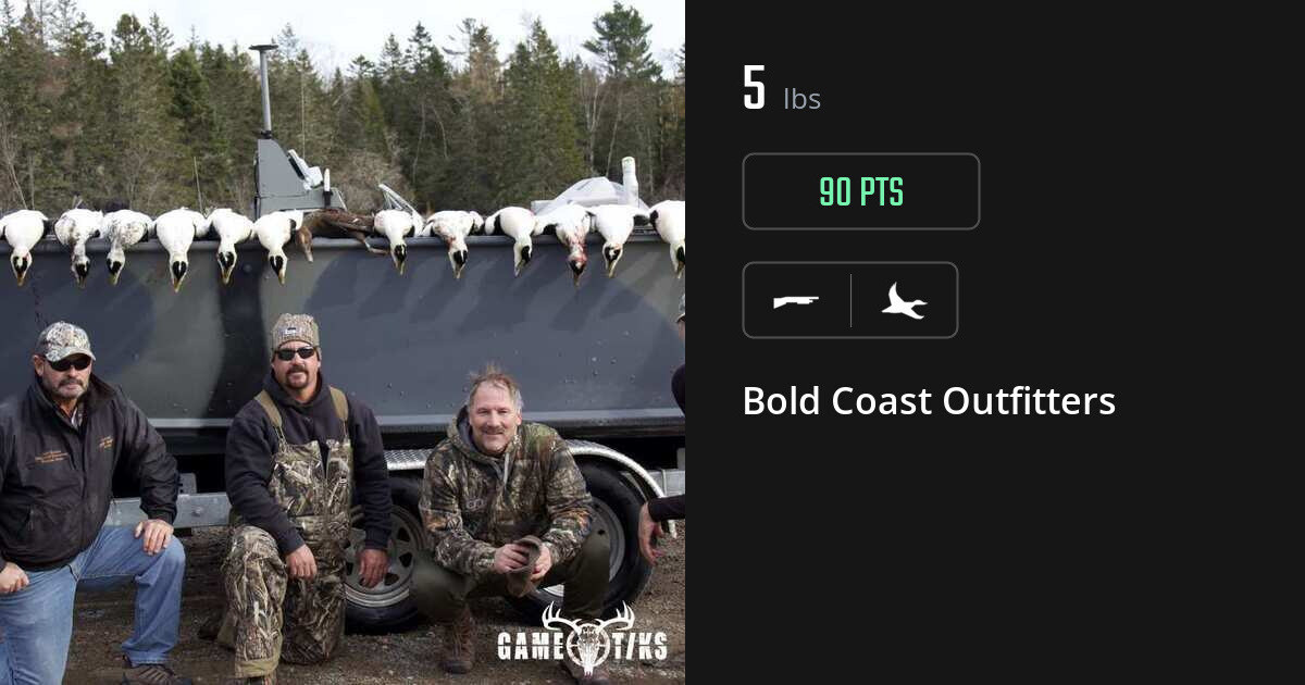 Waterfowl harvest on Gametiks