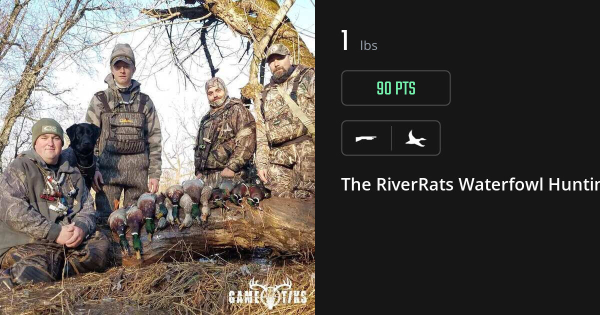 Waterfowl harvest on Gametiks