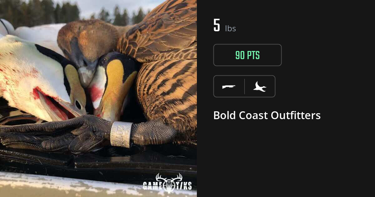 Waterfowl harvest on Gametiks