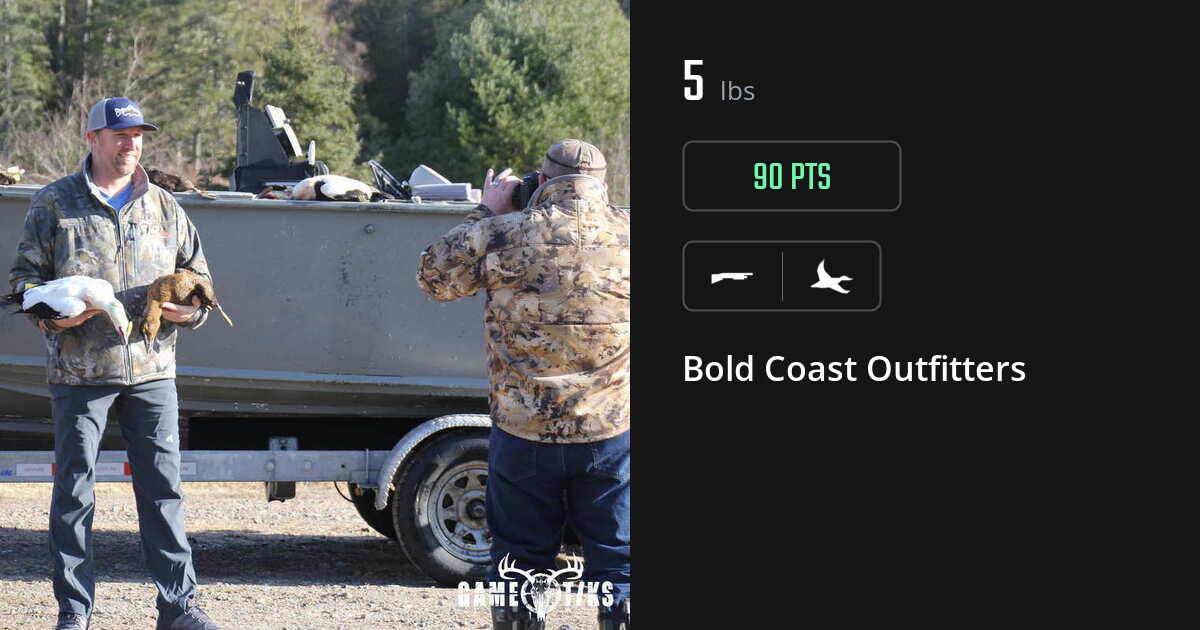 Waterfowl harvest on Gametiks