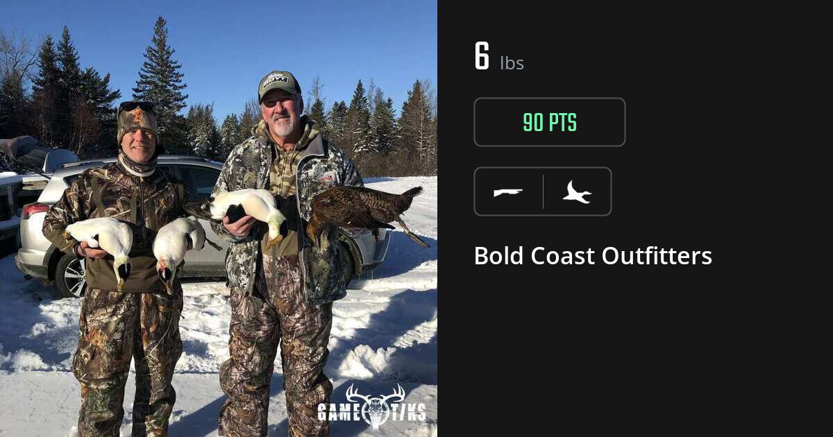 Waterfowl harvest on Gametiks