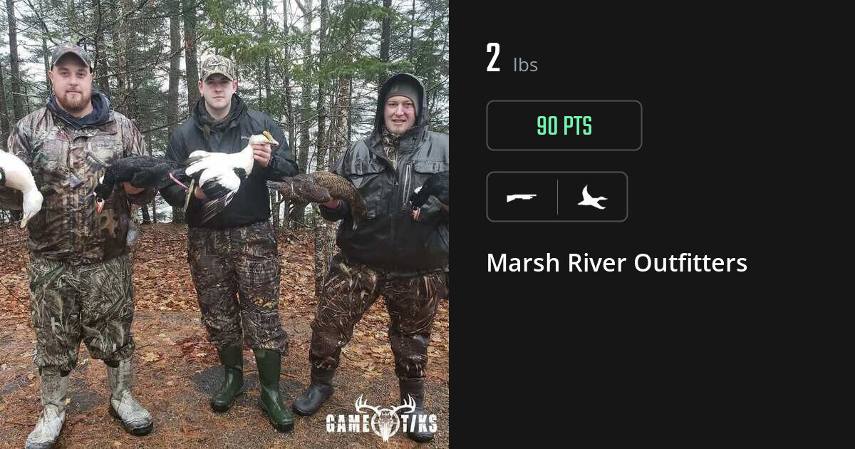Waterfowl harvest on Gametiks