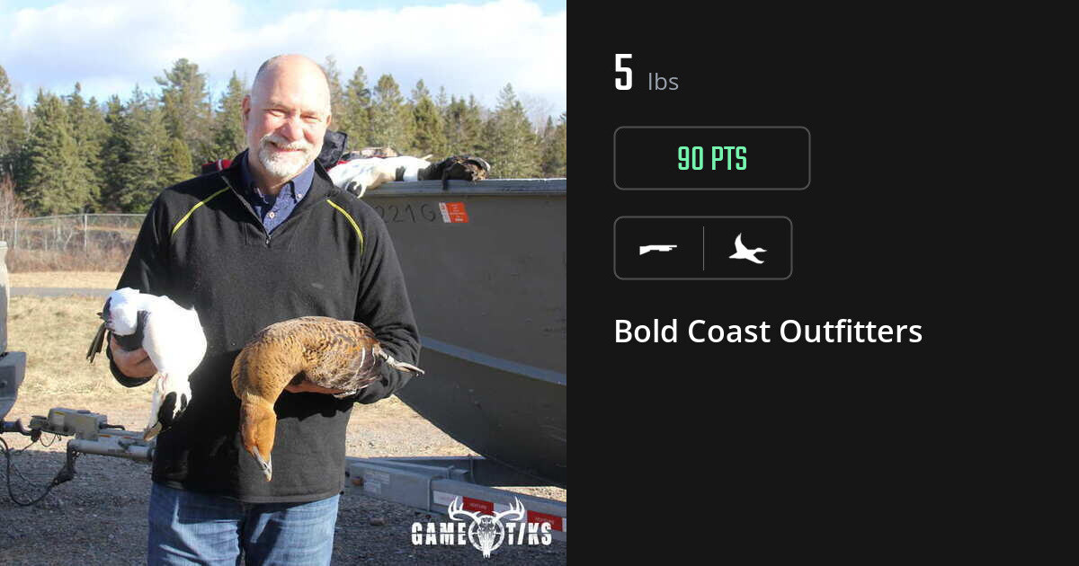 Waterfowl harvest on Gametiks