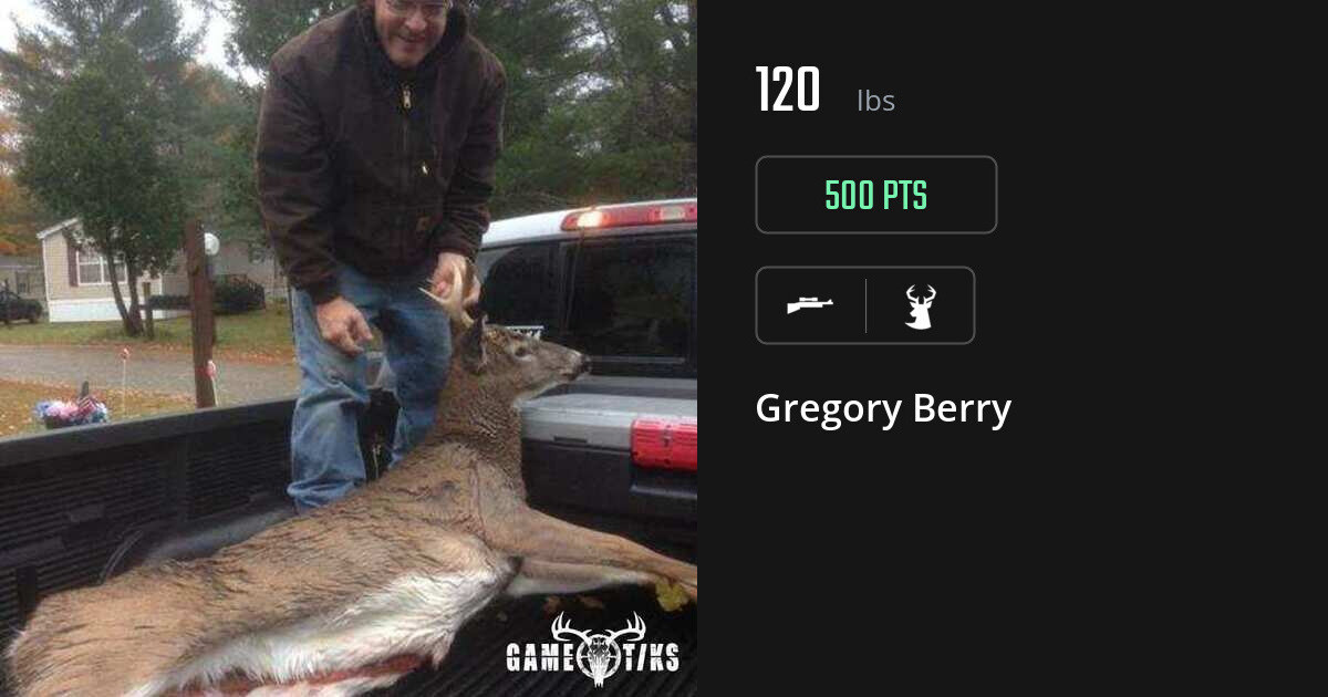 Deer harvest on Gametiks