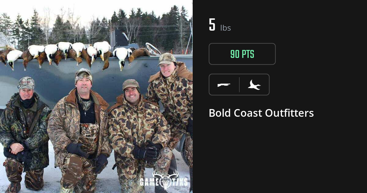 Waterfowl harvest on Gametiks