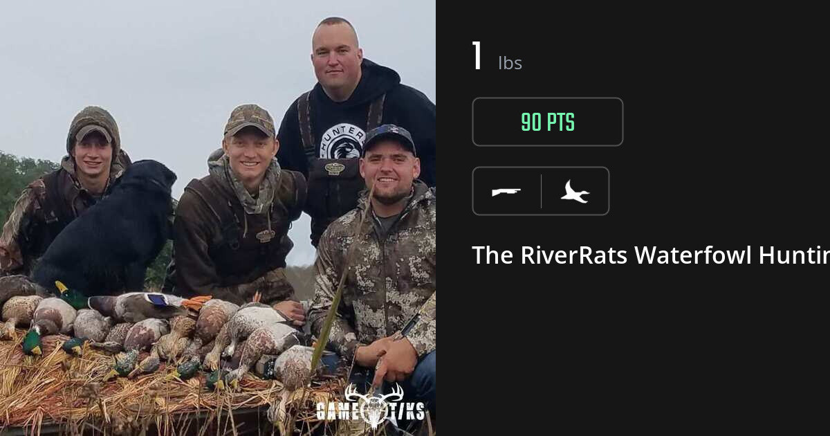 Waterfowl harvest on Gametiks