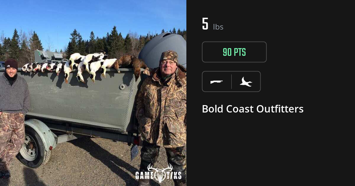 Waterfowl harvest on Gametiks