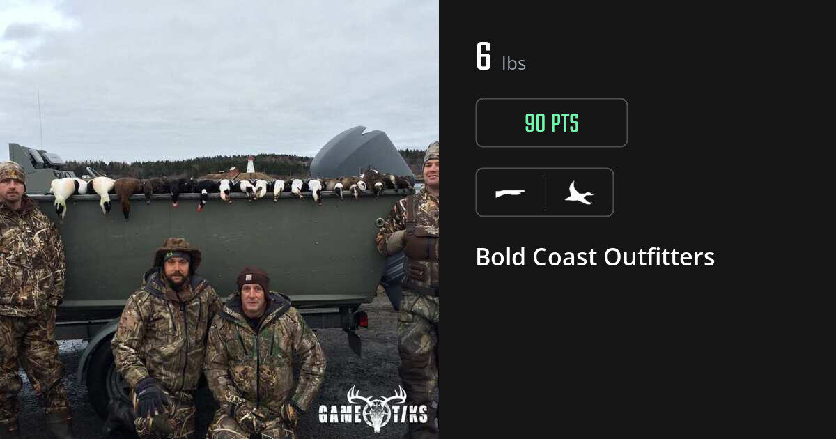 Waterfowl harvest on Gametiks