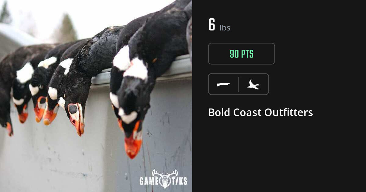 Waterfowl harvest on Gametiks
