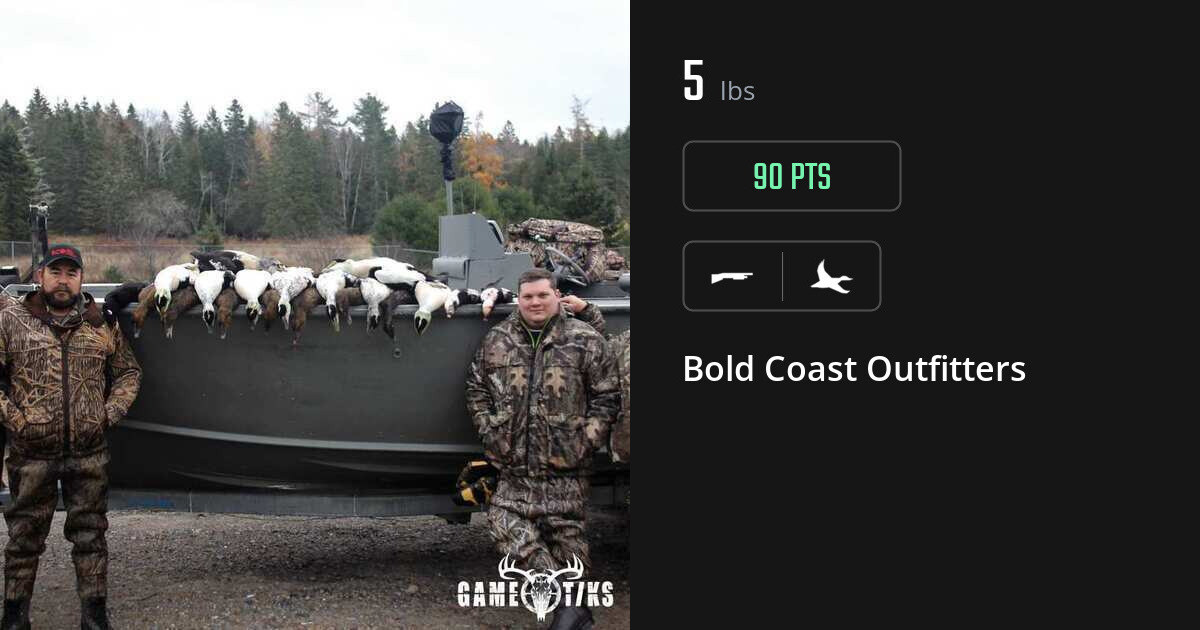 Waterfowl harvest on Gametiks