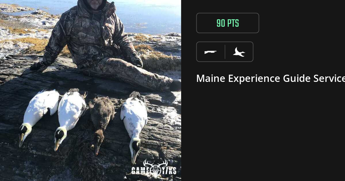 Waterfowl harvest on Gametiks