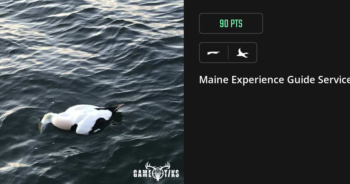 Waterfowl harvest on Gametiks