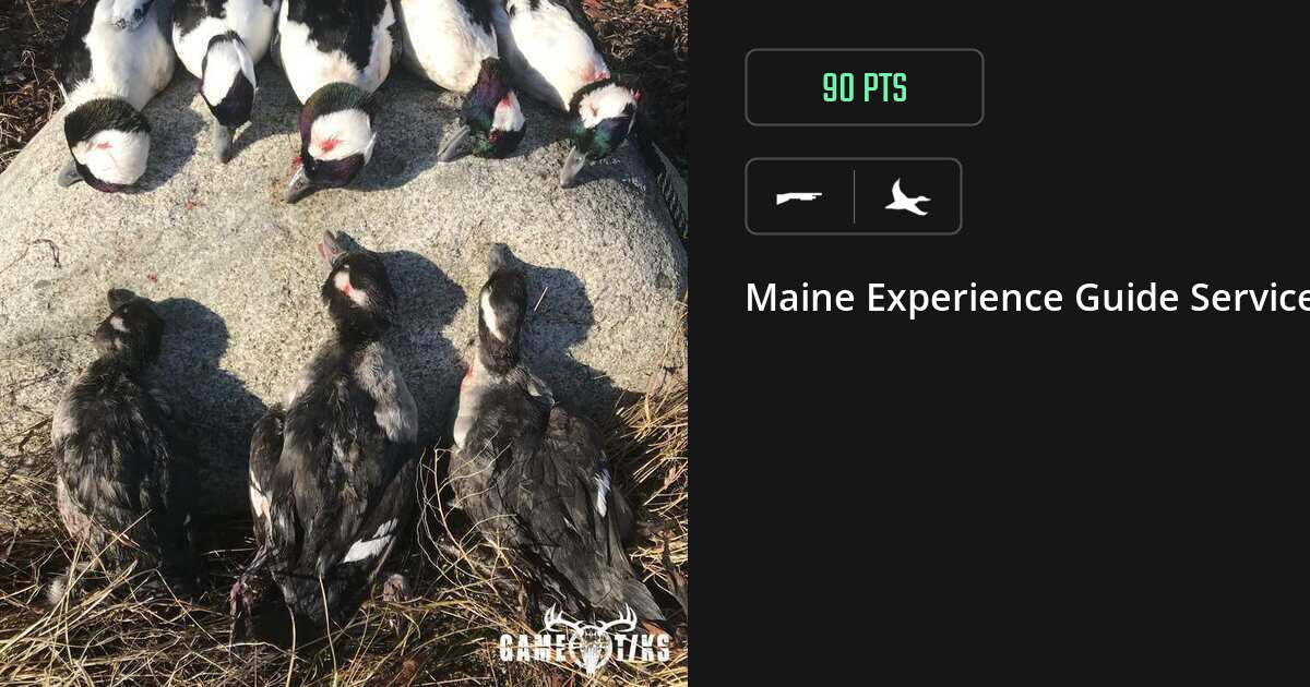 Waterfowl harvest on Gametiks