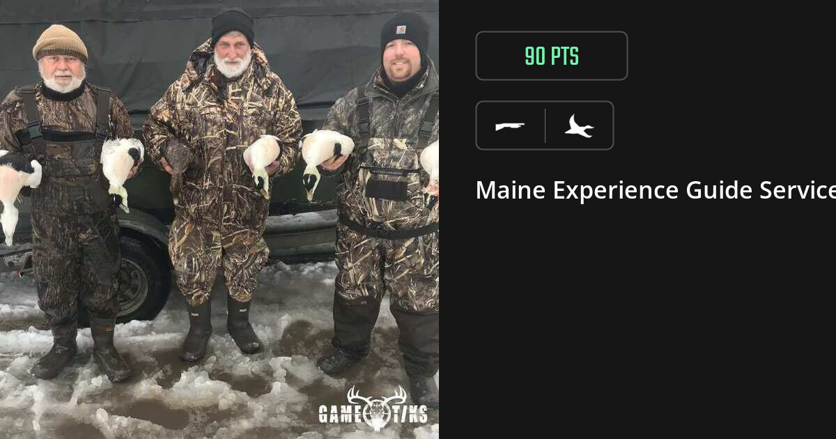 Waterfowl harvest on Gametiks