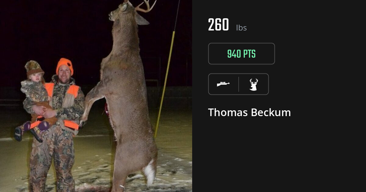 Deer harvest on Gametiks