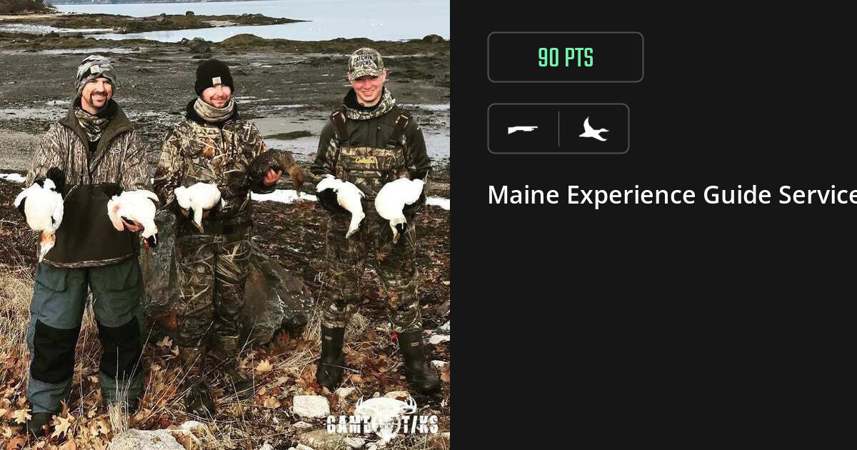 Waterfowl harvest on Gametiks