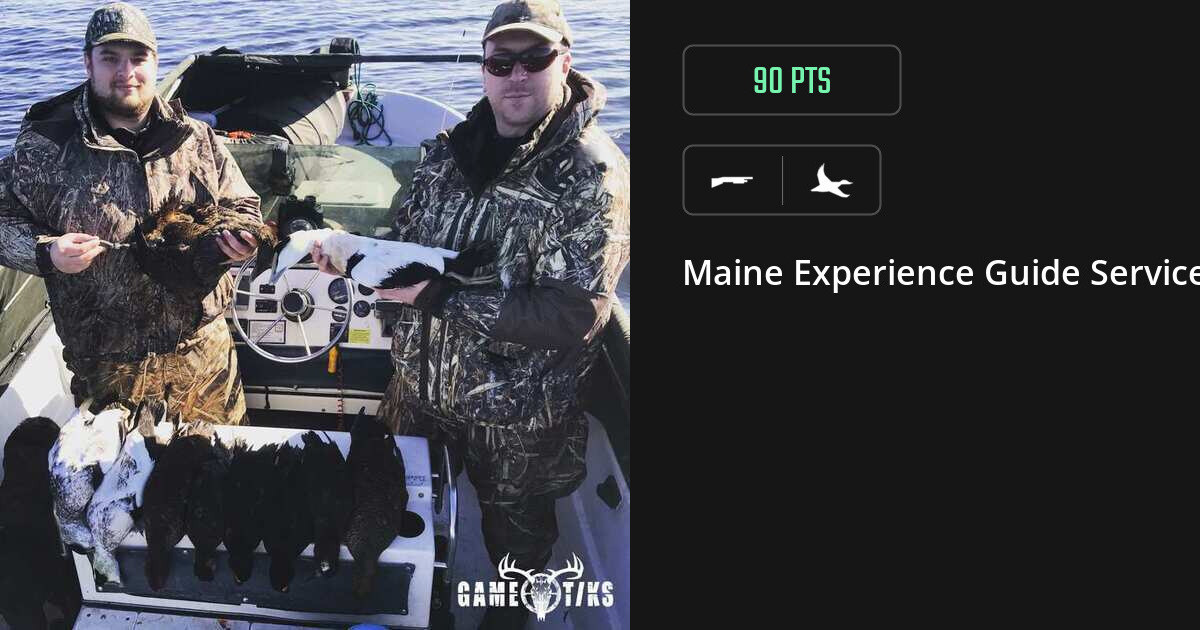 Waterfowl harvest on Gametiks