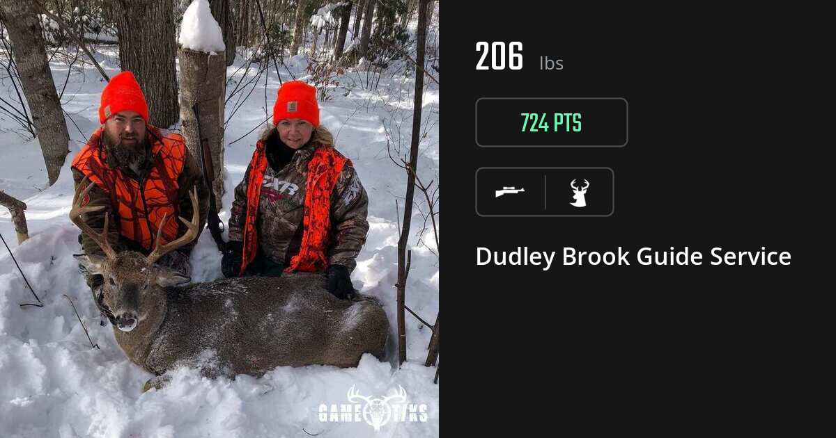 deer harvest by Dudley Brook Guide Service