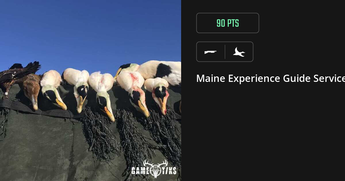 Waterfowl harvest on Gametiks