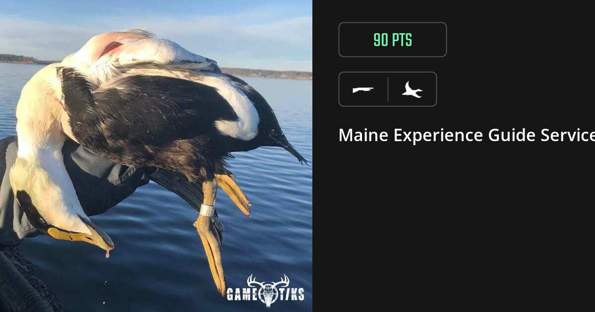 Waterfowl harvest on Gametiks