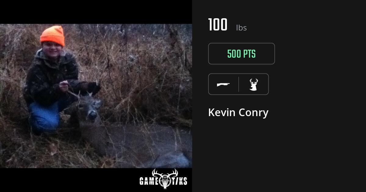 Deer harvest on Gametiks