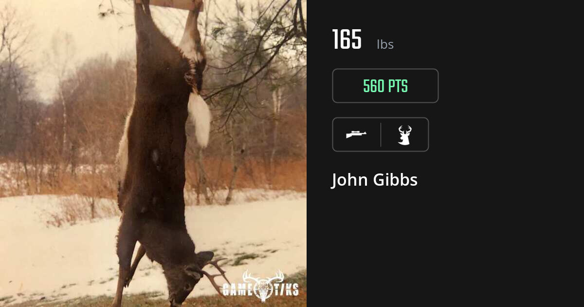 Deer harvest on Gametiks