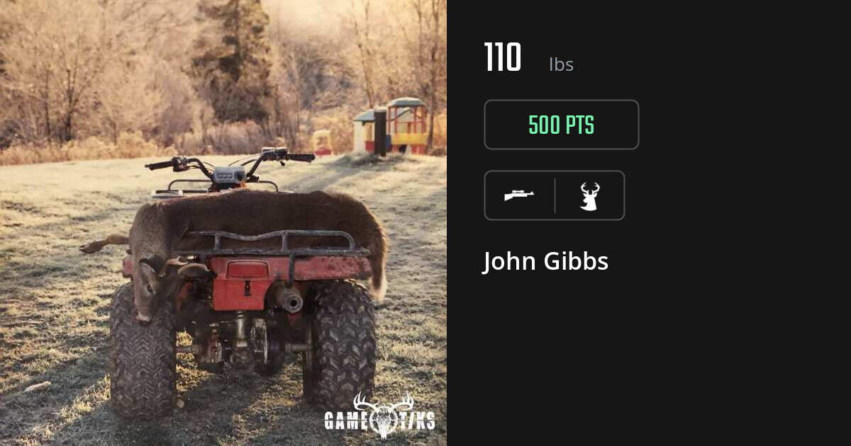 Deer harvest on Gametiks