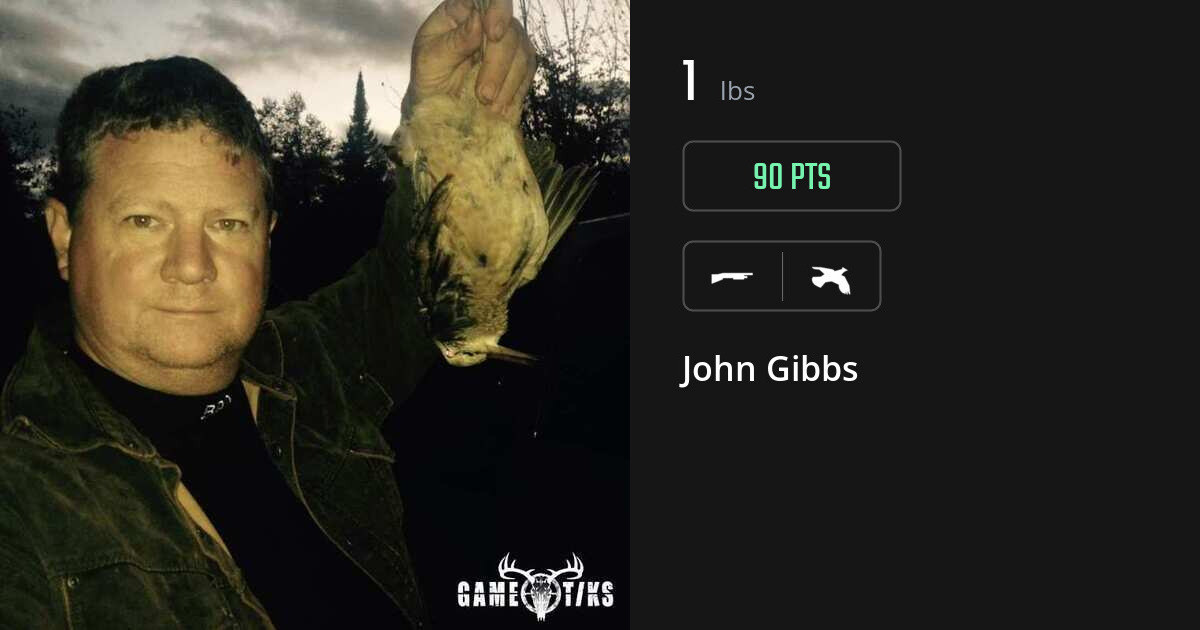Upland bird harvest on Gametiks