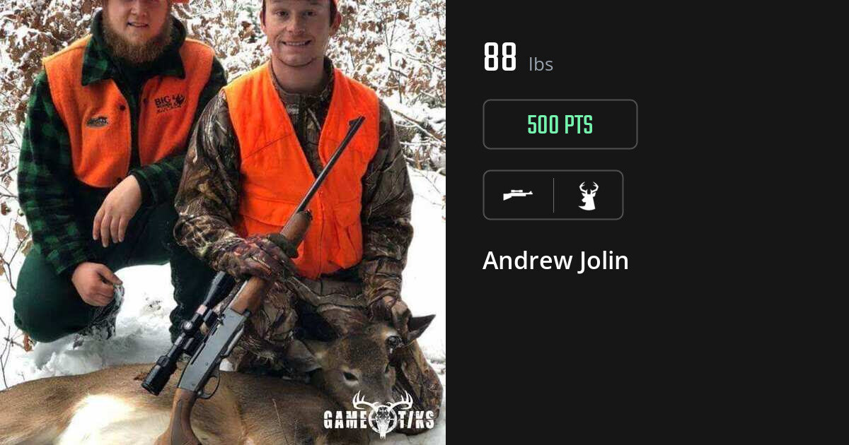 Deer harvest on Gametiks