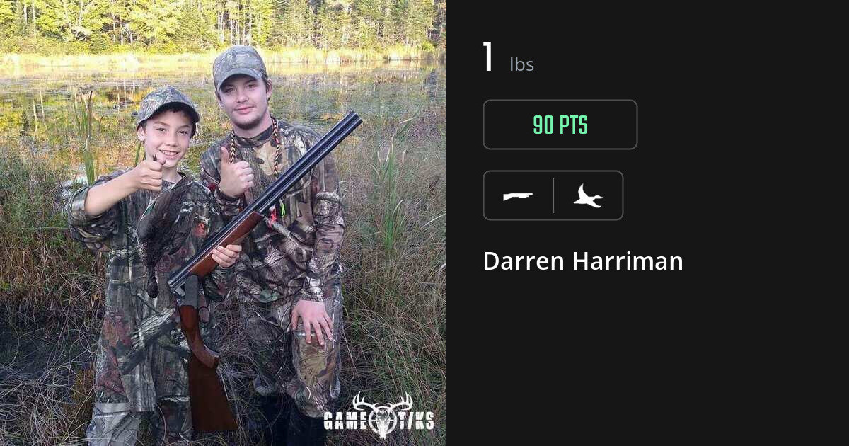 Waterfowl harvest on Gametiks