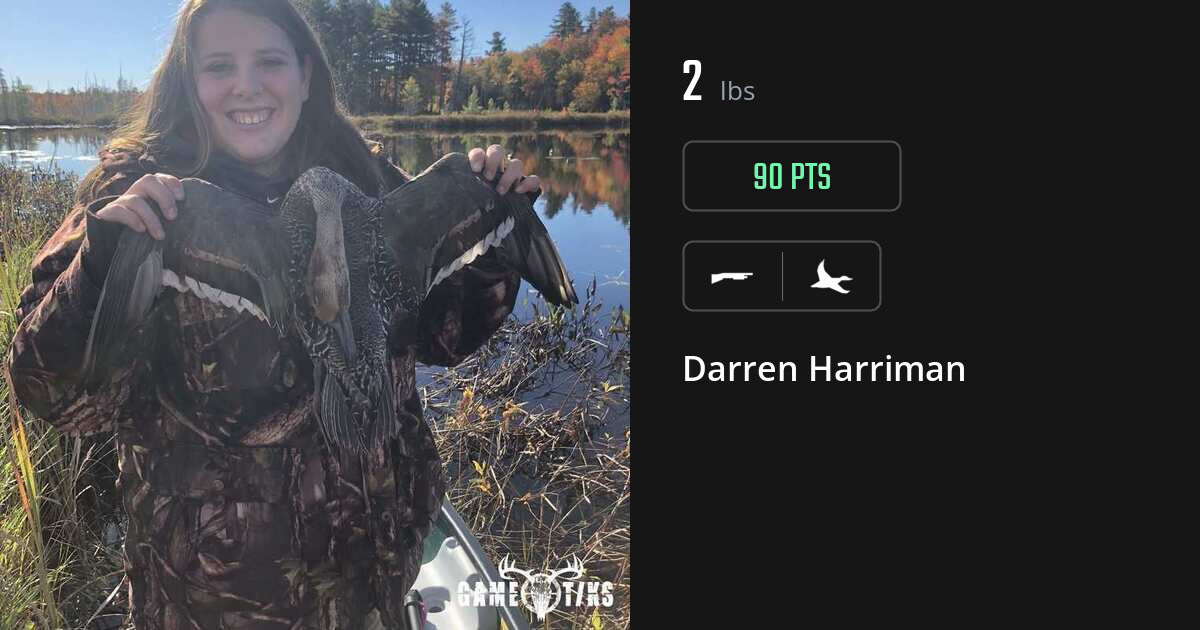 Waterfowl harvest on Gametiks
