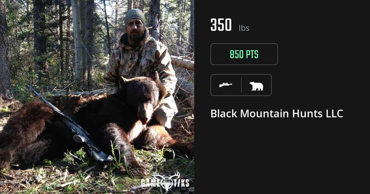 Bear harvest on Gametiks