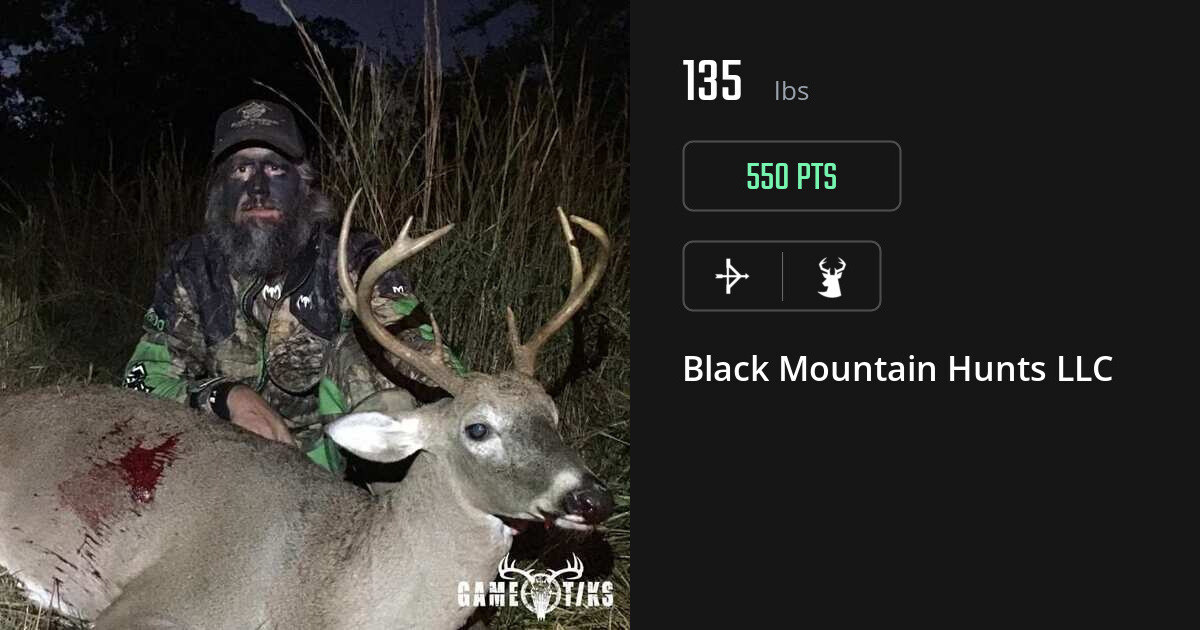 Deer harvest on Gametiks