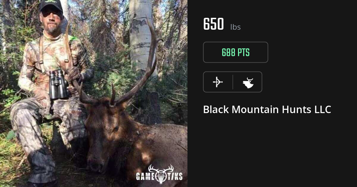 Elk harvest on Gametiks