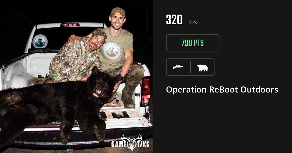 Bear harvest on Gametiks